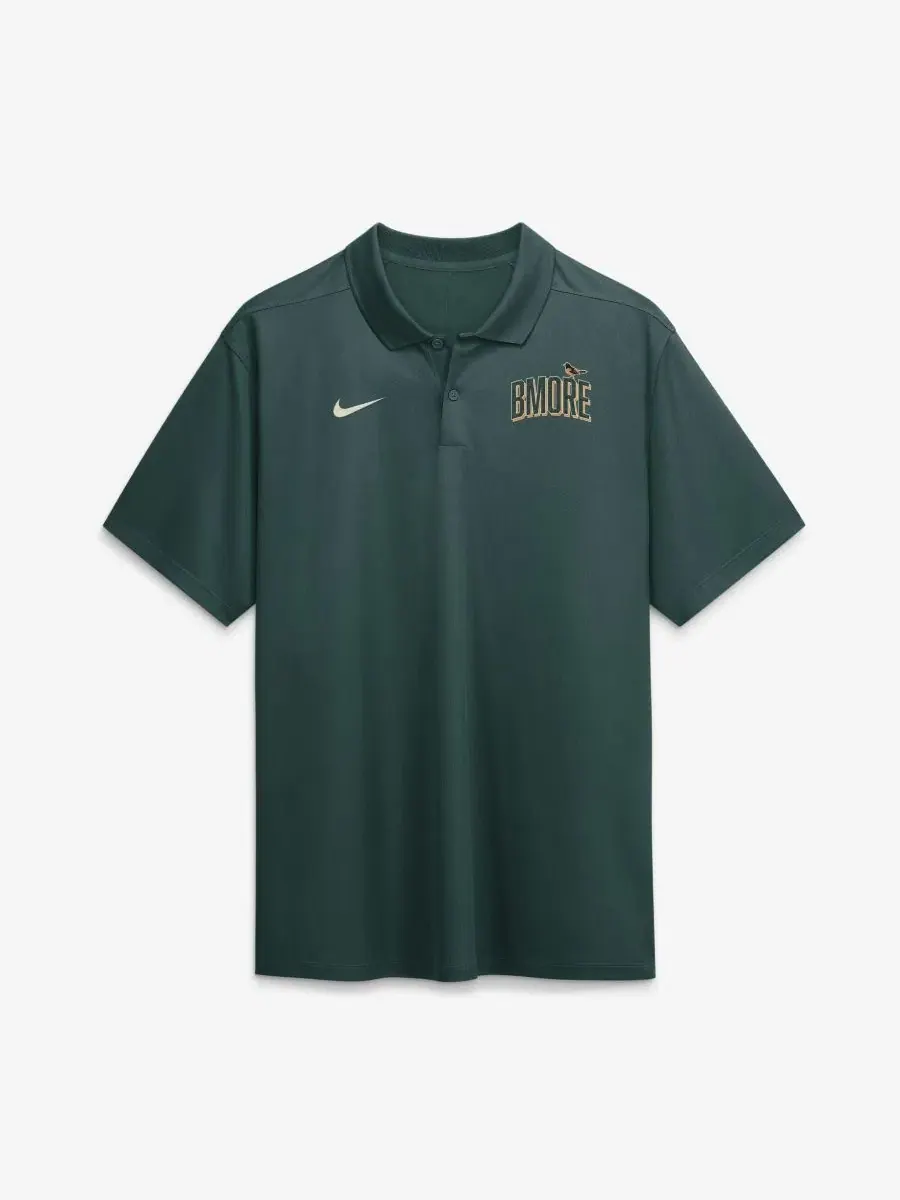 Поло с коротким рукавом с вышивкой логотипа Baltimore Orioles City Connect Nike
