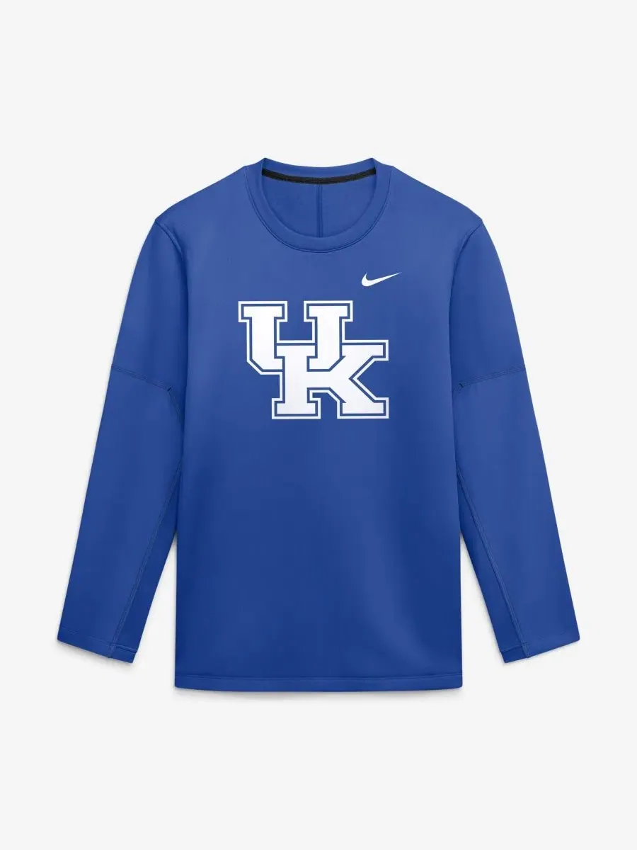 Лонгслив Nike Kentucky Wildcats 2026 Sideline Coaches Therma-FIT с длинным рукавом