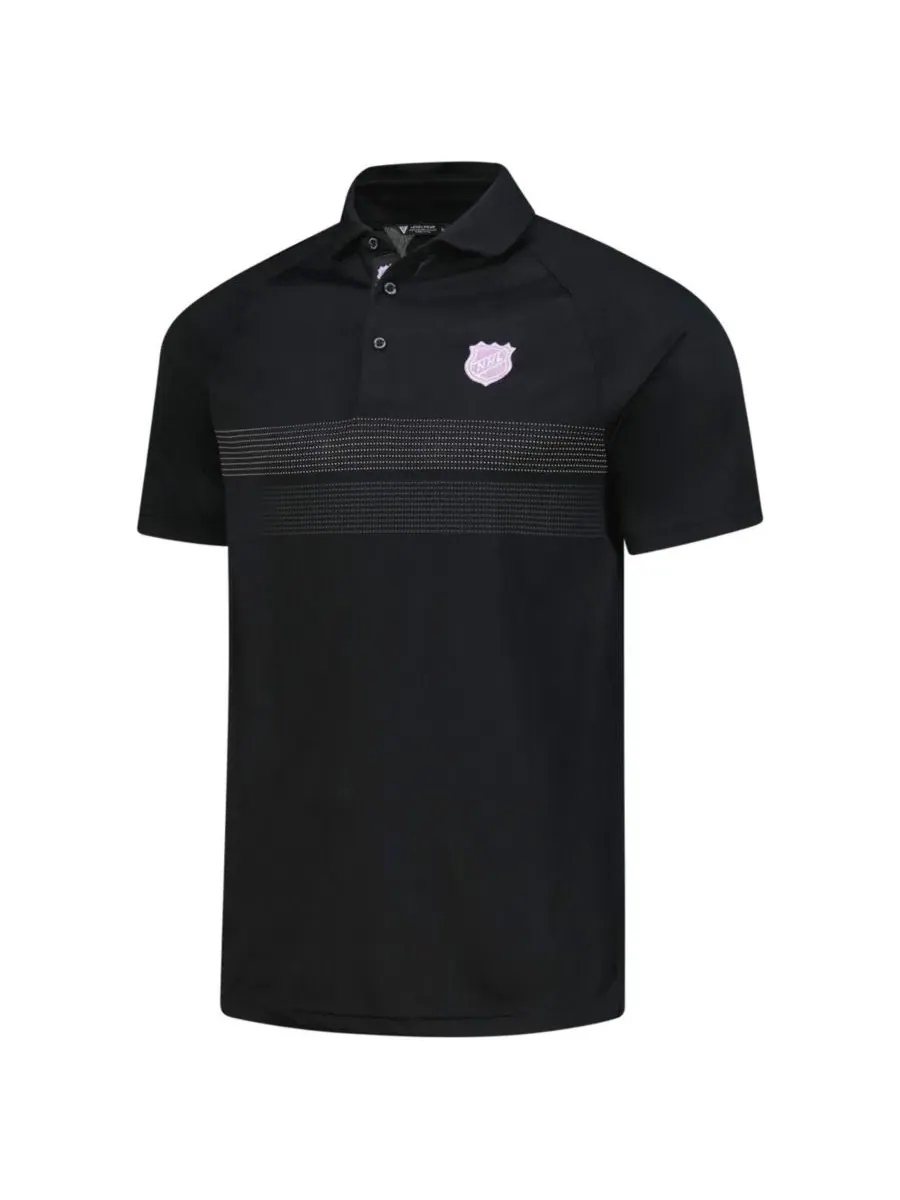 Поло с принтом NHL Hockey Fights Cancer Draft Day Mason LevelWear — изображение 2 из 4, черный