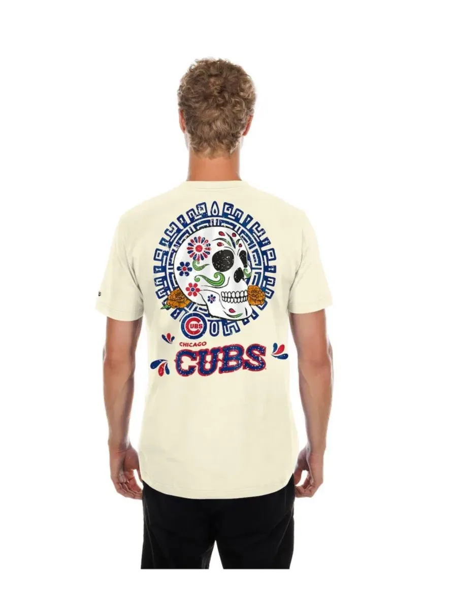 Футболка с принтом Dia de los Muertos Sugar Skull New Era — изображение 4 из 4, прозрачный