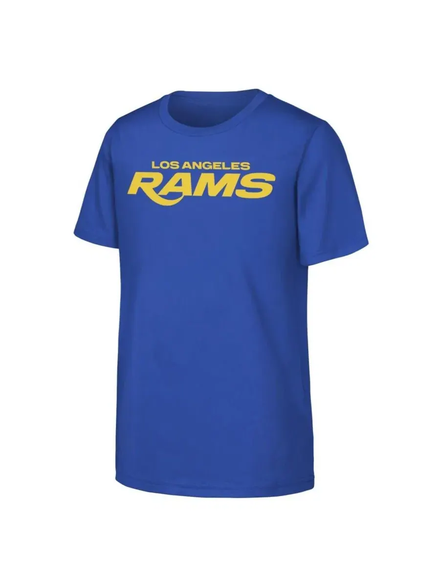 Футболка с коротким рукавом Counter Run Los Angeles Rams Outerstuff