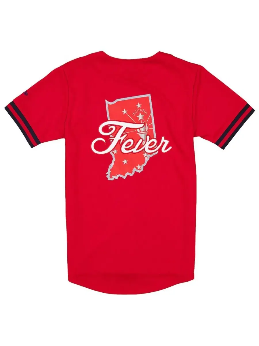 Бейсбольная джерси с принтом, модель Hometown Baseball Jersey New Era — изображение 2 из 3, красный