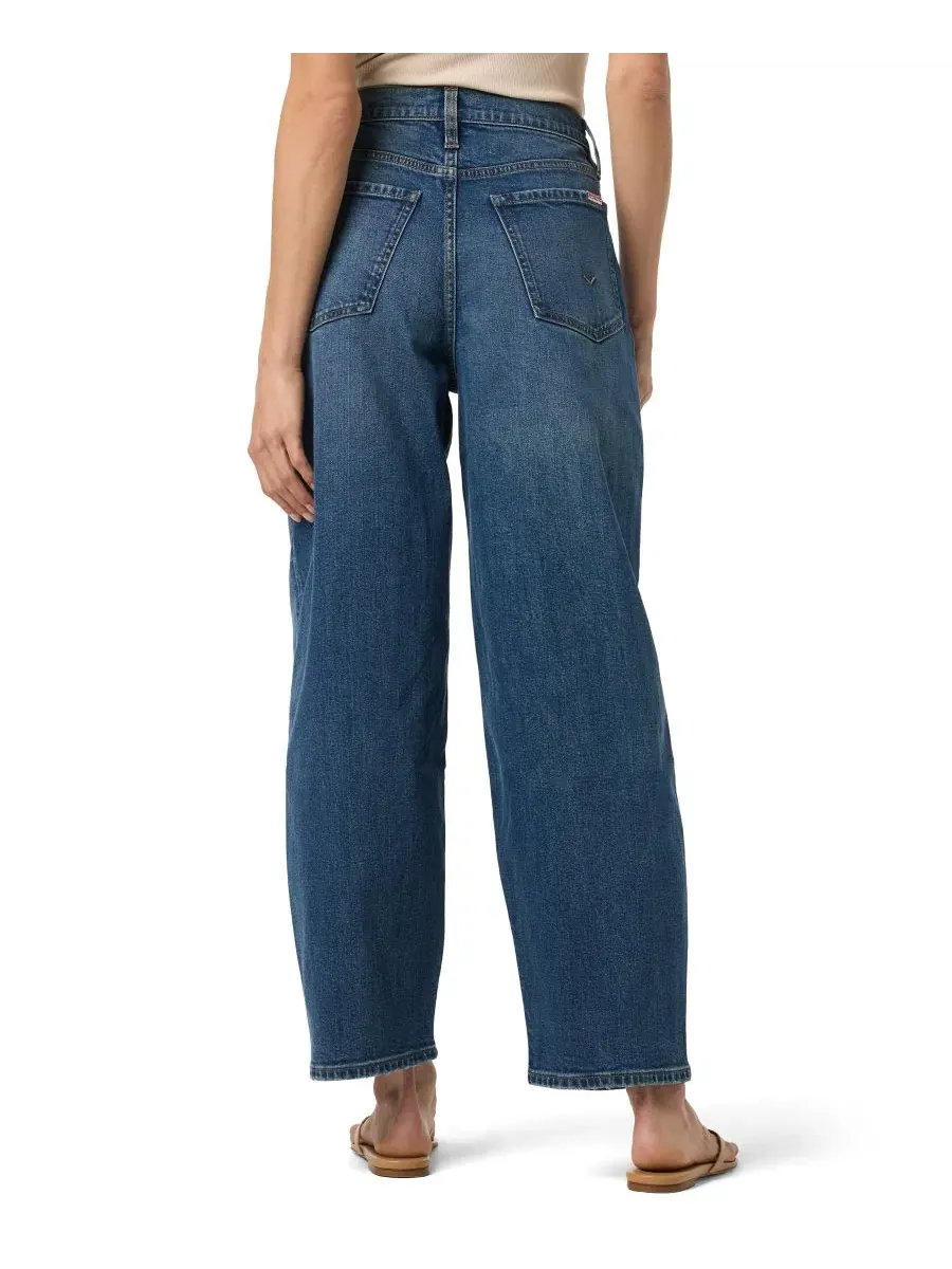 Джинсы с высокой посадкой и широкими штанинами, модель Barrel-Leg Hudson Jeans, Fergana — изображение 3 из 3