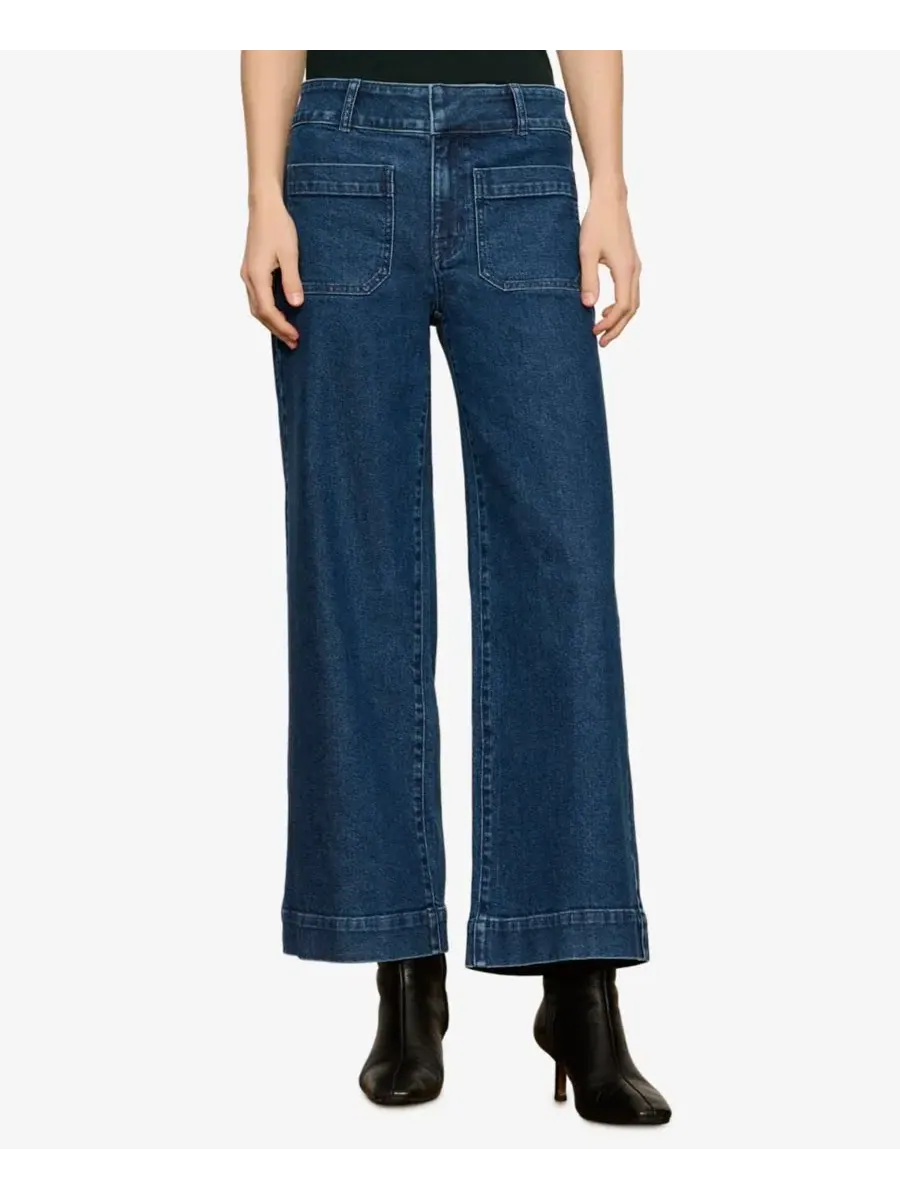 Джинсы Petite Chelsea Wide-Leg Ankle Sanctuary, Last Chance