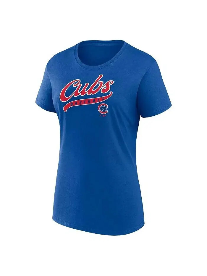 Женская футболка и шорты Royal Chicago Cubs от начала до конца, комбо-набор Fanatics — изображение 2 из 4
