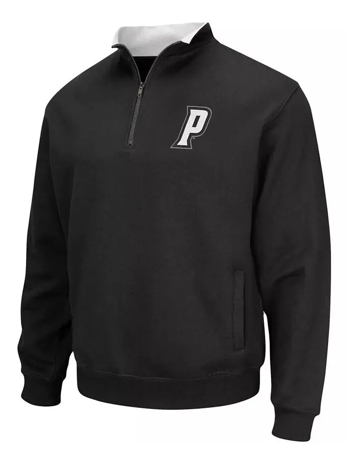 Мужская черная толстовка Providence Friars Tortugas Logo с застежкой-молнией на четверть Colosseum — изображение 2 из 3