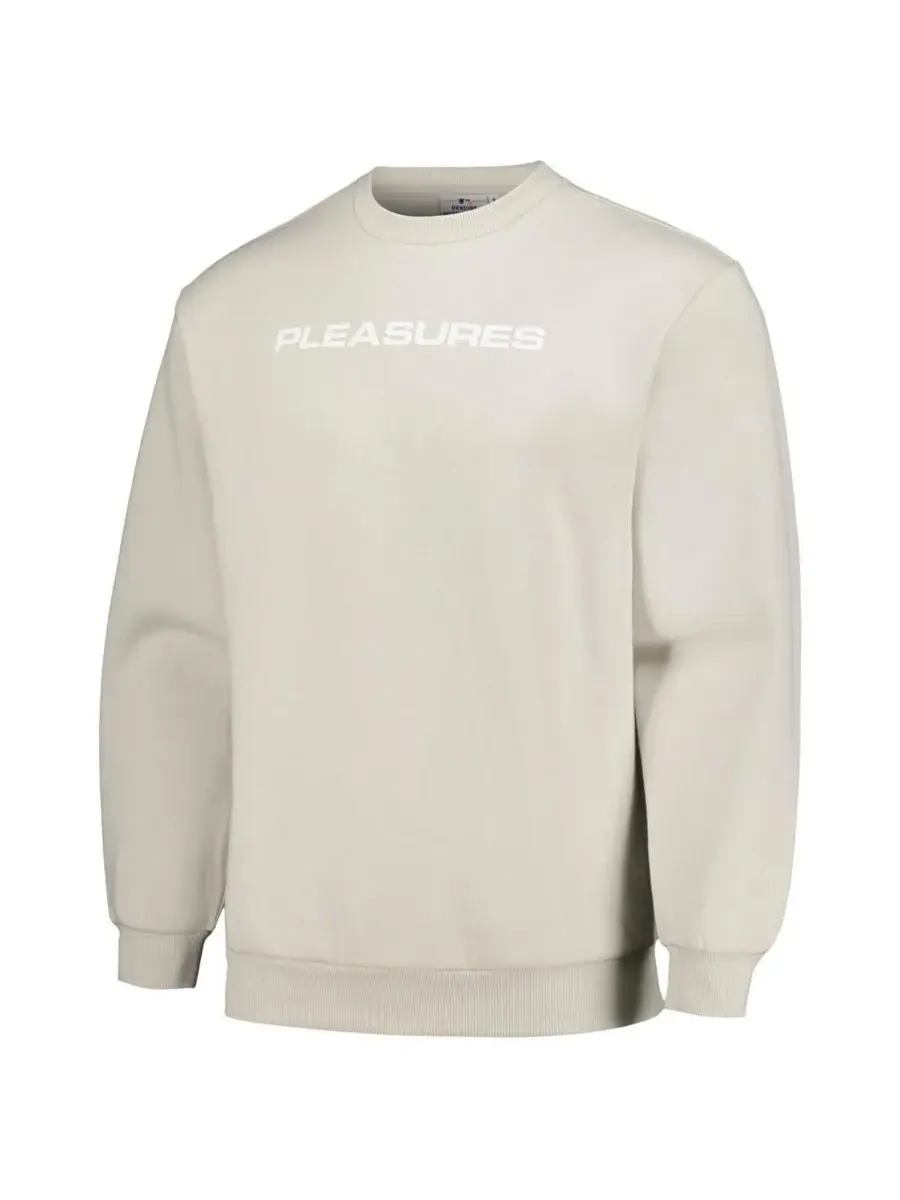PLEASURES Мужская серая толстовка с логотипом стадиона "Атланта Брэйвз" — изображение 3 из 3, серый