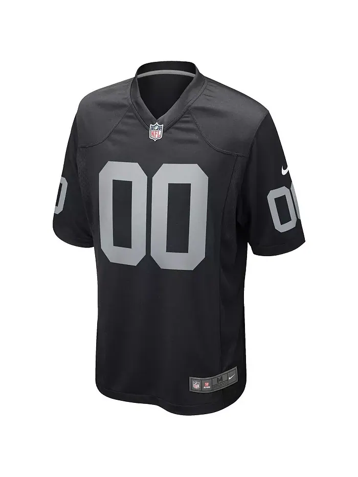 Мужская футболка Jim Otto Black Las Vegas Raiders Game Retired Player Jersey Nike — изображение 2 из 2