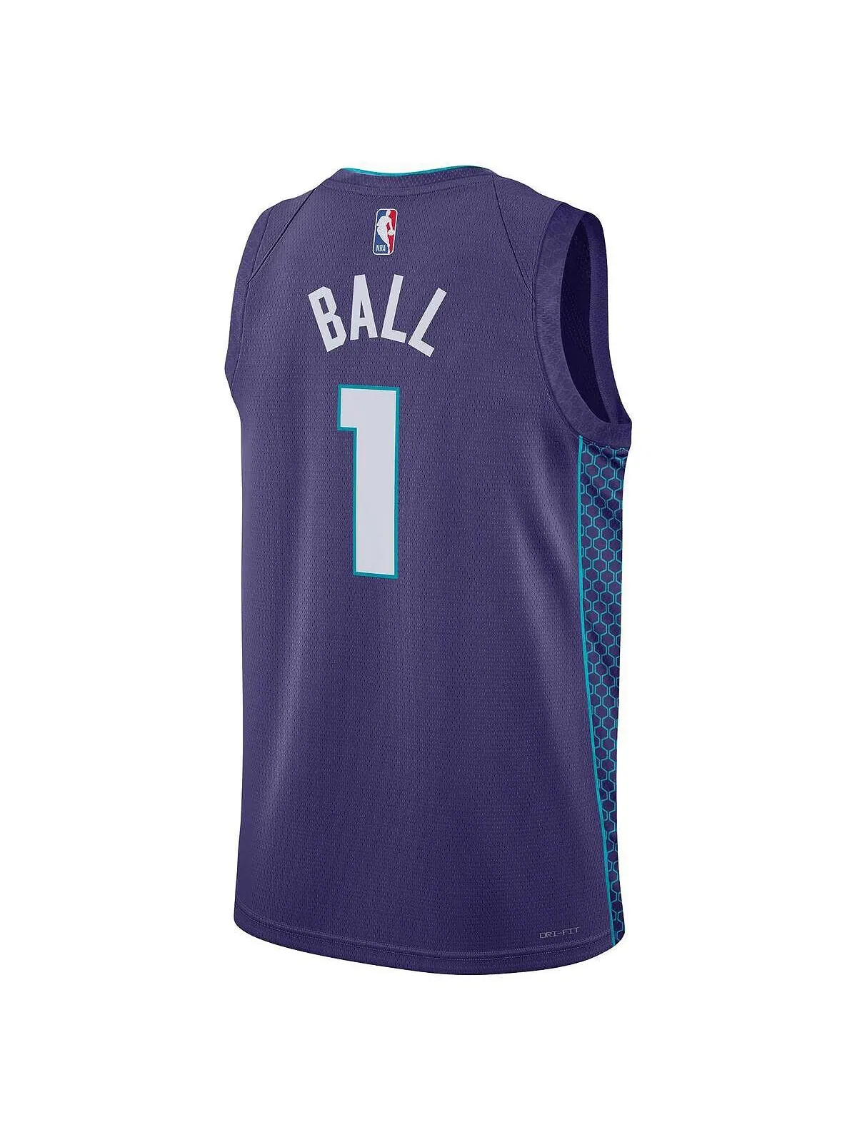 Майка Nike Lamelo Ball Hornets 2022/23 Statement Edition — изображение 2 из 3, фиолетовый