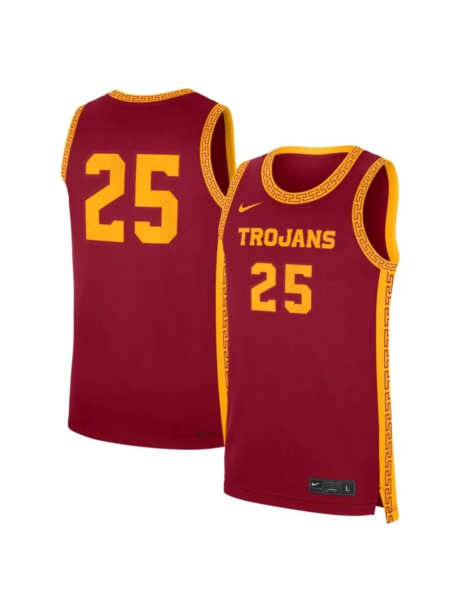 Баскетбольная джерси Nike USC Trojans Road 25 Cardinal