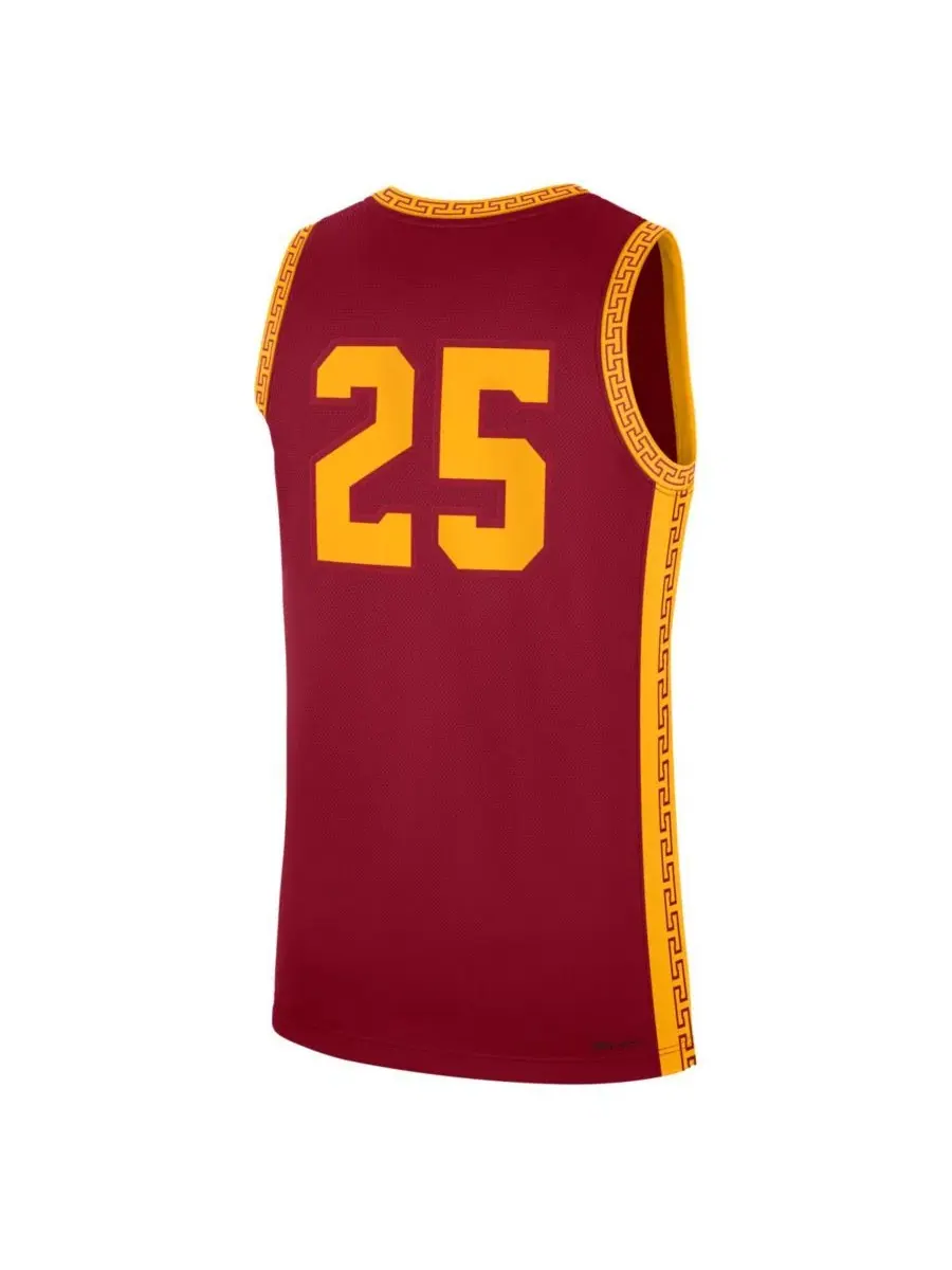 Баскетбольная джерси Nike USC Trojans Road 25 Cardinal — изображение 2 из 3, красный