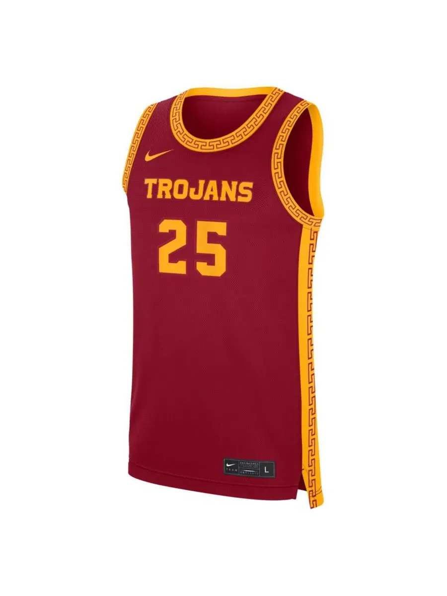 Баскетбольная джерси Nike USC Trojans Road 25 Cardinal — изображение 3 из 3, красный