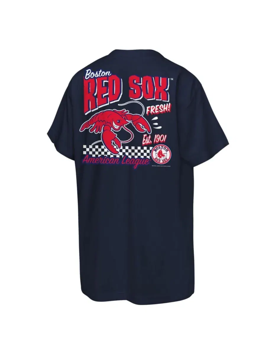Футболка с принтом Cooperstown Concession Mitchell & Ness — изображение 2 из 3, темно-синий