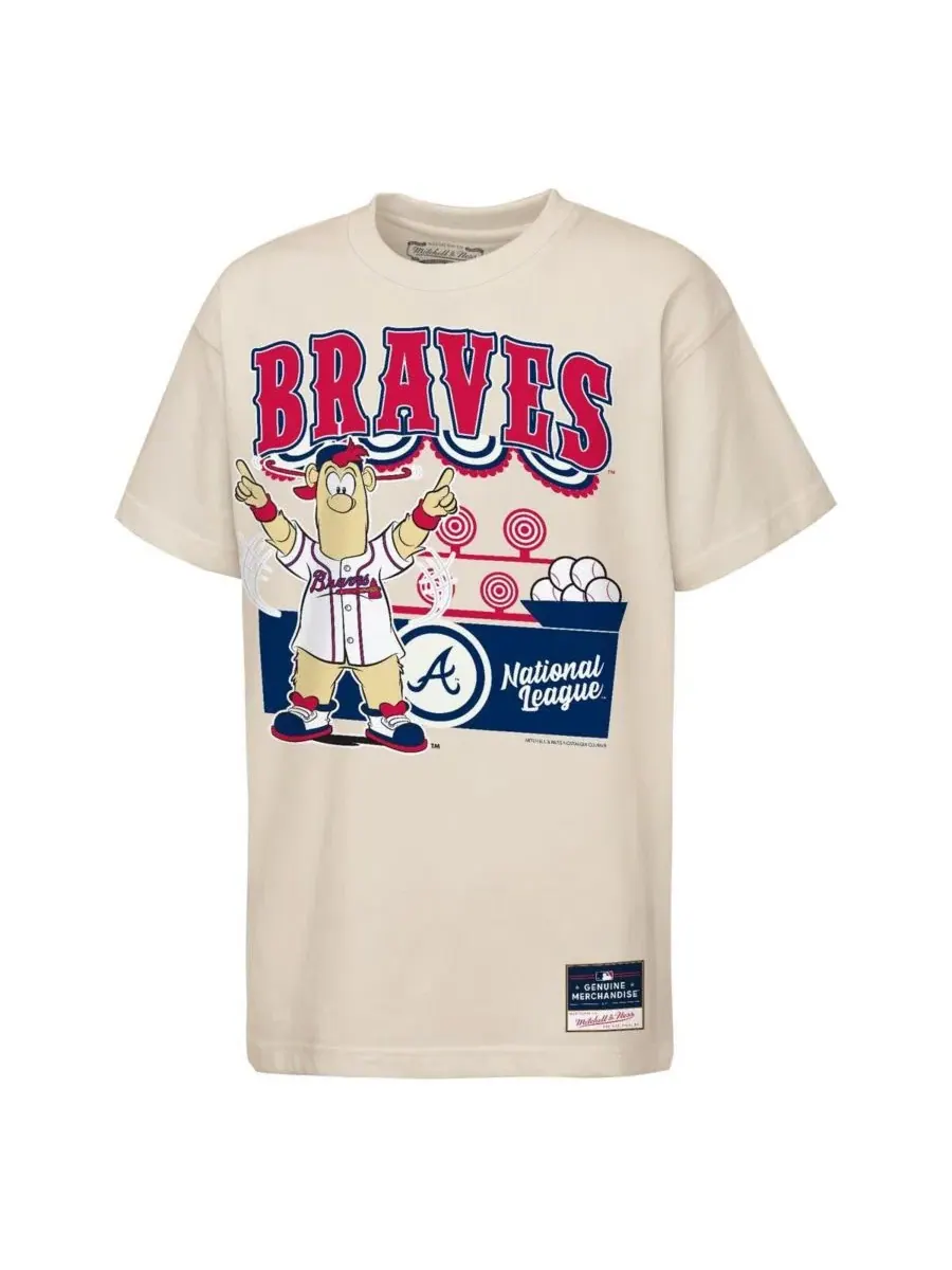 Футболка с принтом Step Back Up Mascot Mitchell & Ness