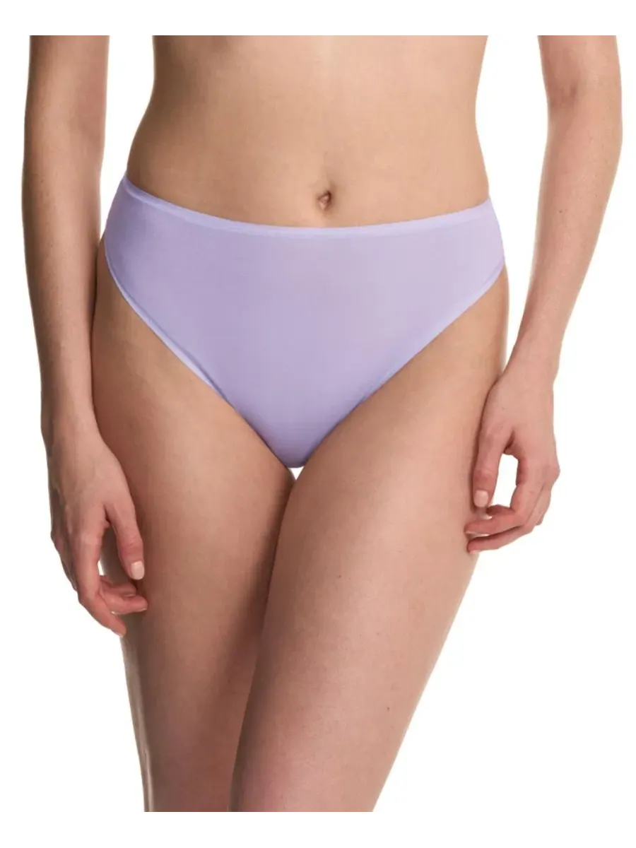 Комплект трусов-слипов с высокой посадкой, модель Bliss Bare Cotton, 3 шт Natori, Storm Cloud/Lt — изображение 4 из 4