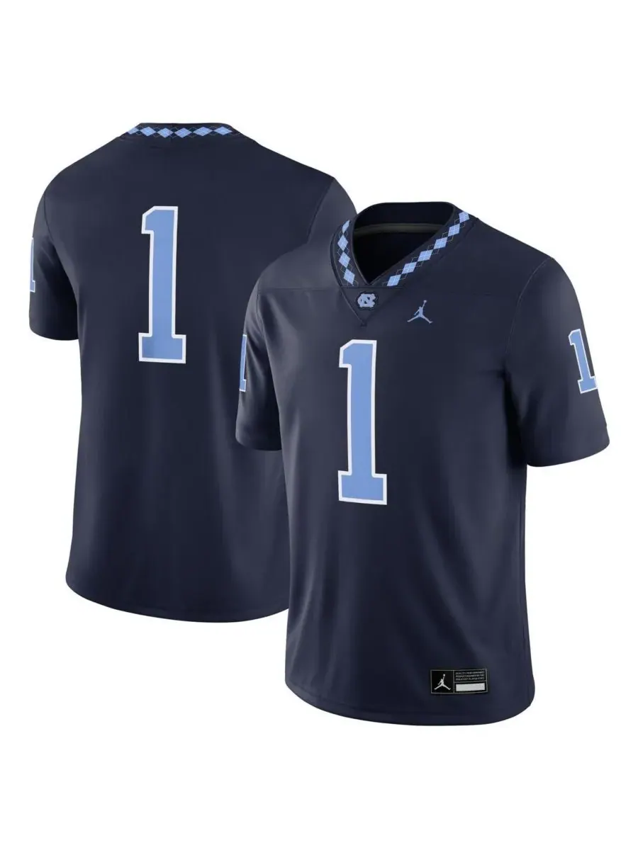 Jordan Мужская темно-синяя альтернативная игровая майка команды North Carolina Tar Heels