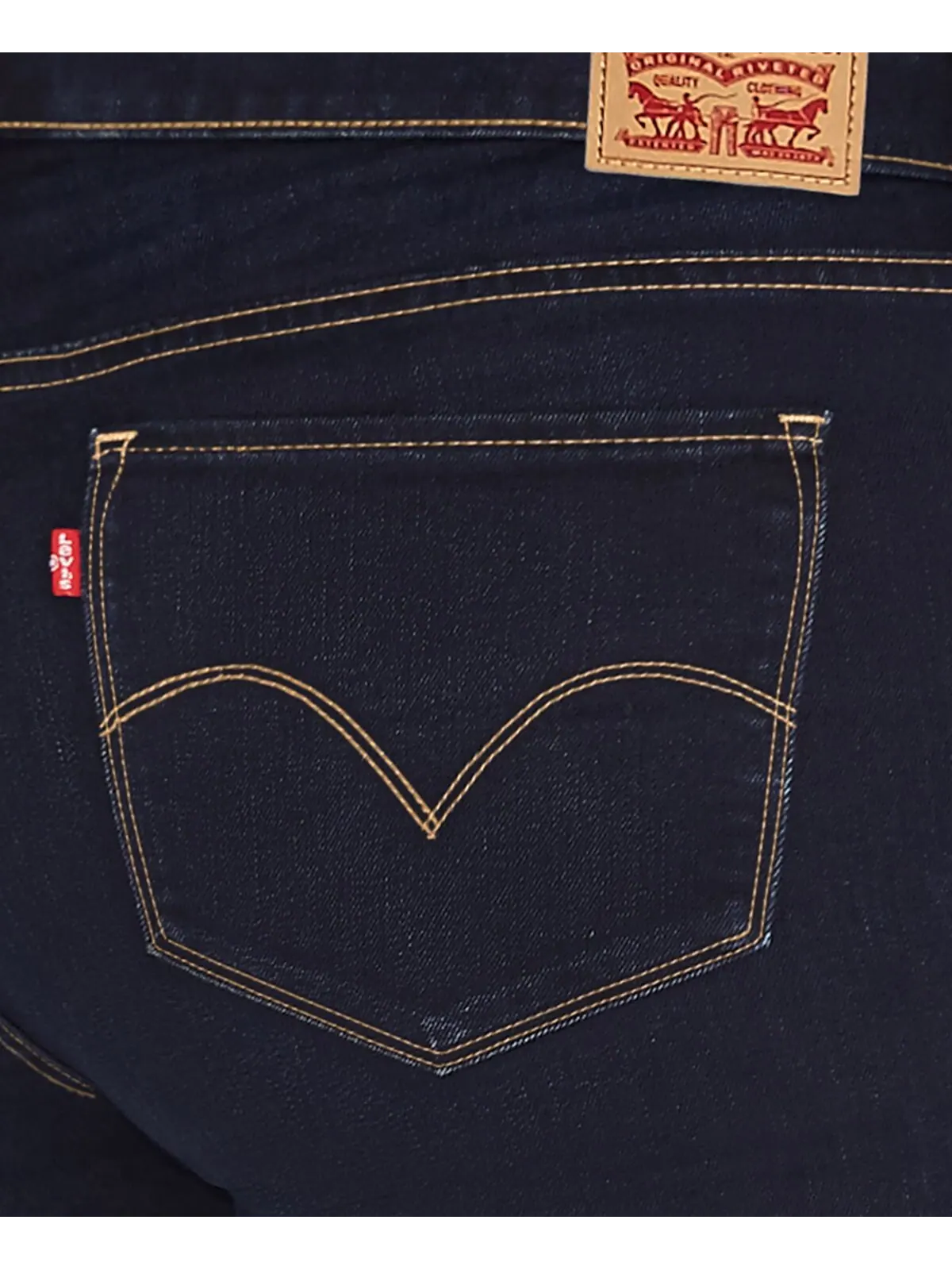 Модные моделирующие джинсы скинни размера 311 большого размера Levi's — изображение 5 из 6, голубой