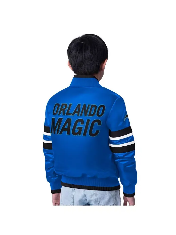 Молодежная синяя куртка-варенка Orlando Magic Scout на молнии Starter — изображение 2 из 2