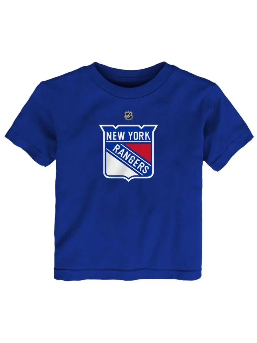 Детская футболка с длинным рукавом New York Rangers Primary Logo Outerstuff