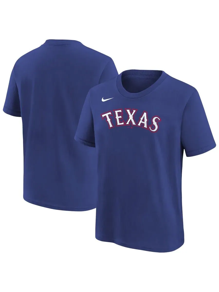 Футболка с принтом команды Texas Rangers Nike