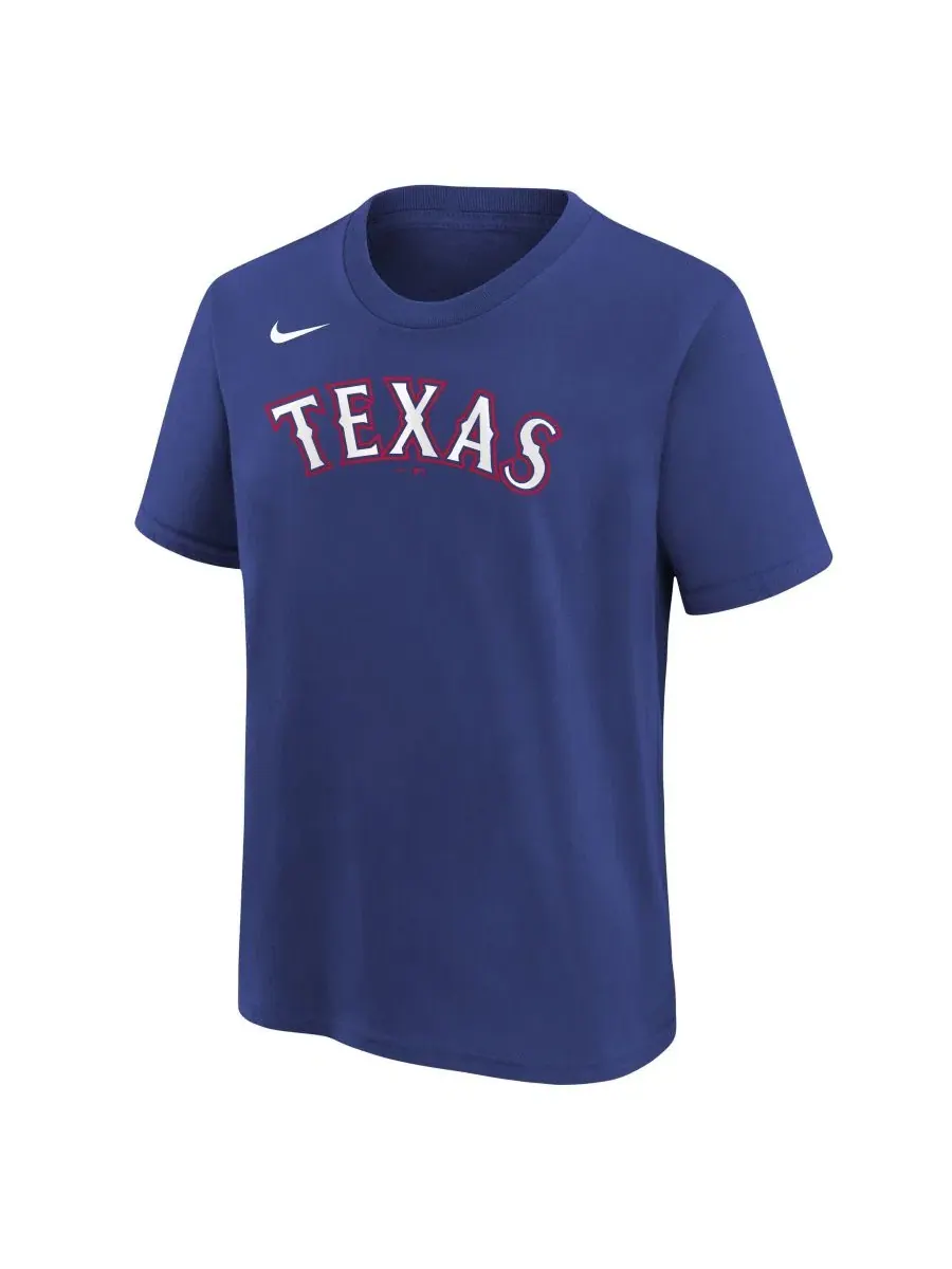 Футболка с принтом команды Texas Rangers Nike — изображение 2 из 3, королевский