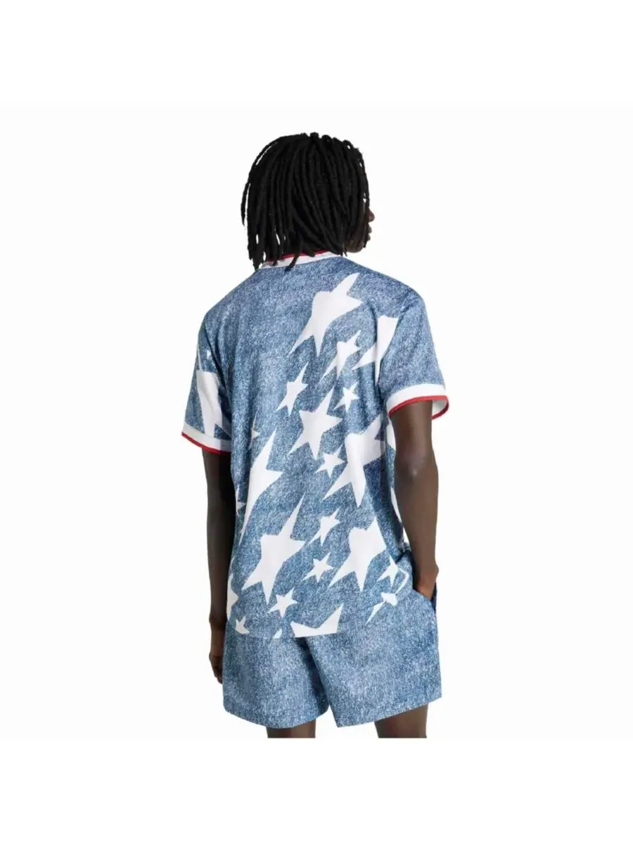 Футболка с коротким рукавом USA Soccer 1994 Denim Graphic adidas — изображение 2 из 7, белый