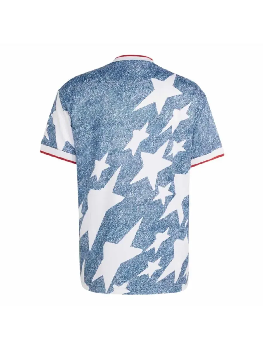 Футболка с коротким рукавом USA Soccer 1994 Denim Graphic adidas — изображение 5 из 7, белый