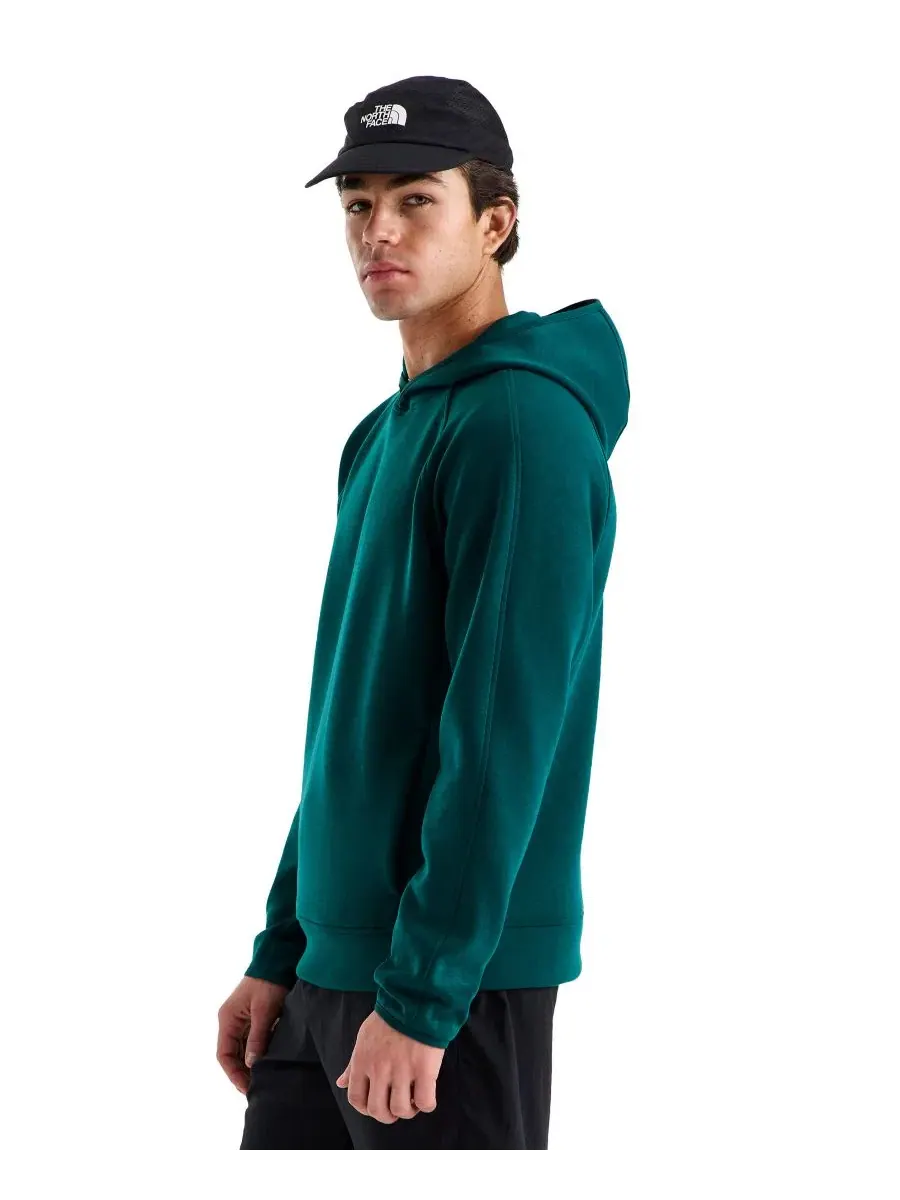 Худи мужское с капюшоном, флисовое, с рагланом The North Face, Pacific Teal — изображение 3 из 4