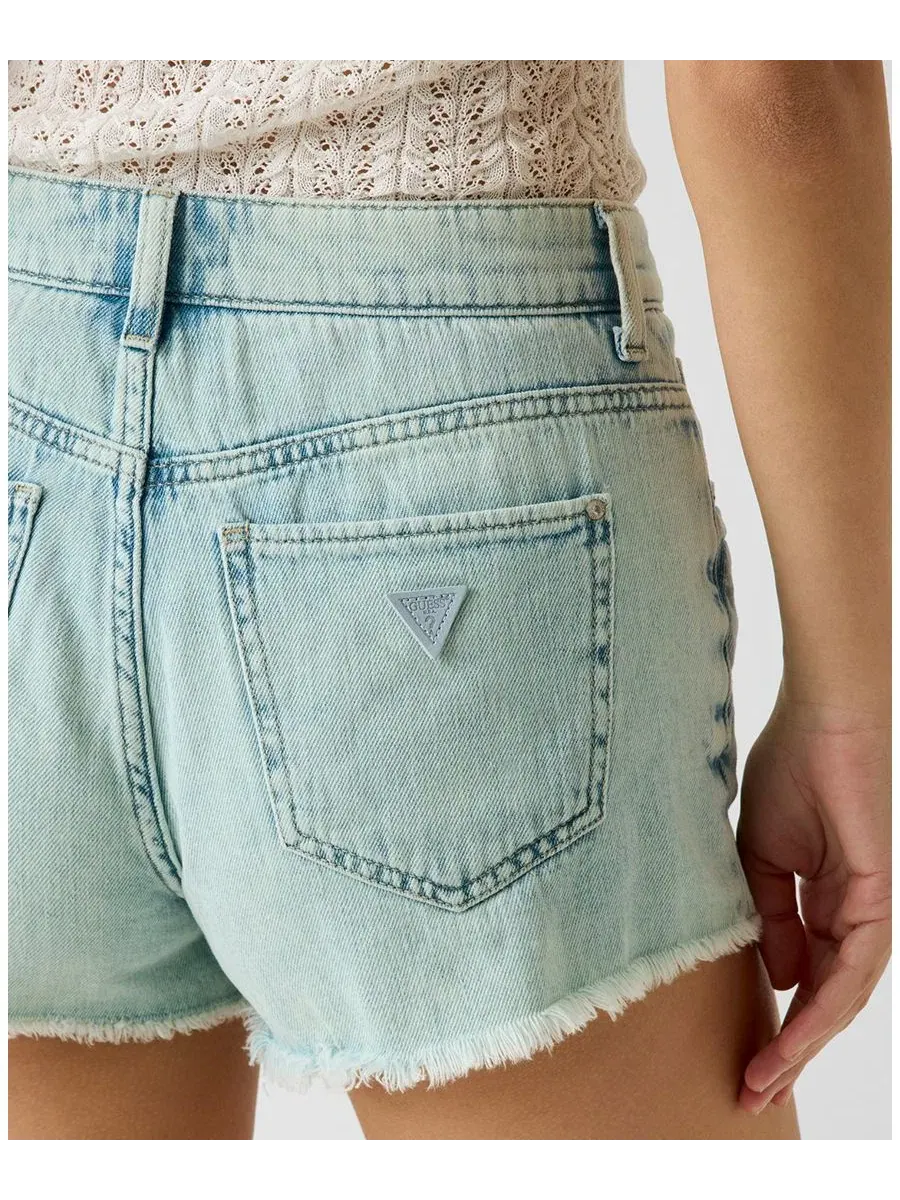 Шорты женские с высокой посадкой Vintage-Inspired Mom GUESS, Surfstone — изображение 3 из 4