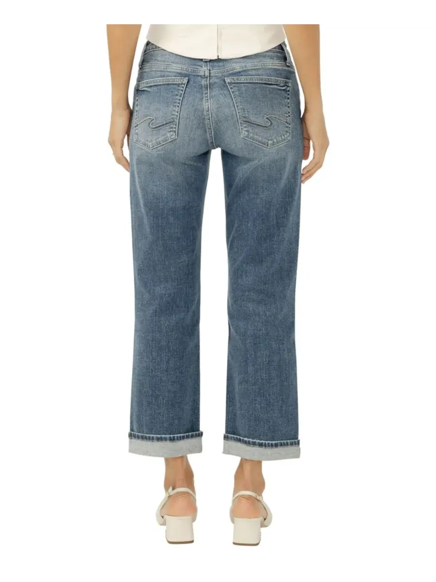 Джинсы прямого кроя с манжетами Chelsea Silver Jeans Co., Malabar — изображение 5 из 5