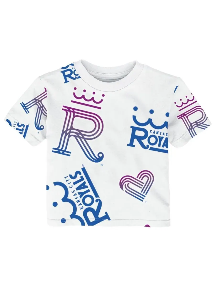 Детская белая футболка Kansas City Royals 2026 City Connect Game Day для мальчиков и девочек — изображение 3 из 3, белый