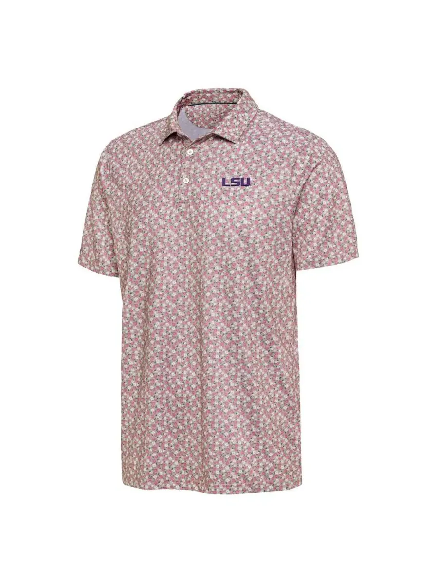 Поло с принтом Desert Dry Dogwood Antigua — изображение 2 из 3, розовый