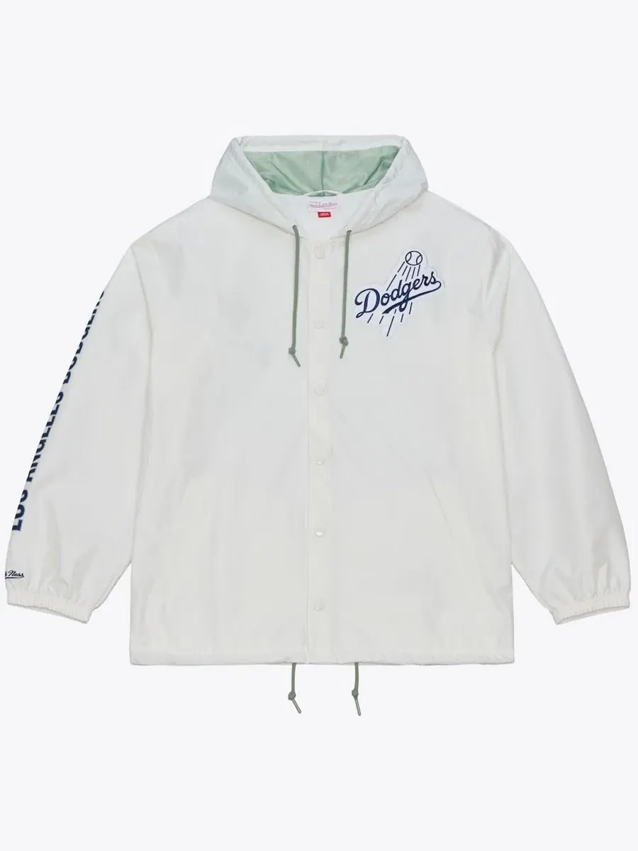 Ветровка-анорак с капюшоном Los Angeles Dodgers Yacht Rock Coaches Mitchell & Ness