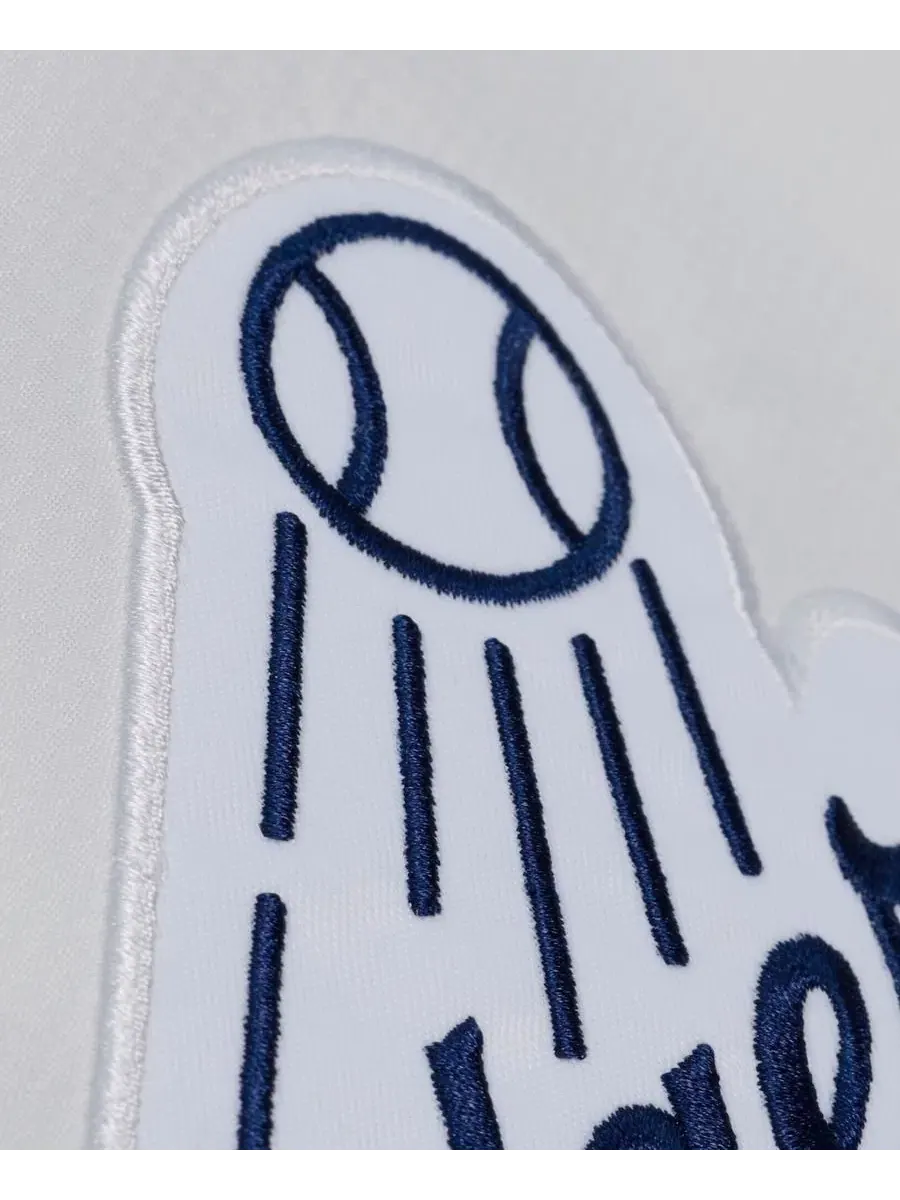 Ветровка-анорак с капюшоном Los Angeles Dodgers Yacht Rock Coaches Mitchell & Ness — изображение 4 из 5, белый