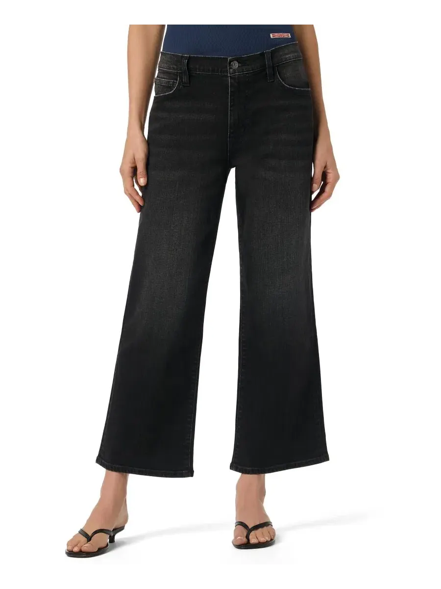 Джинсы с высокой посадкой и широкими штанинами, укороченные, Rosalie High-Rise Wide-Leg Cropped