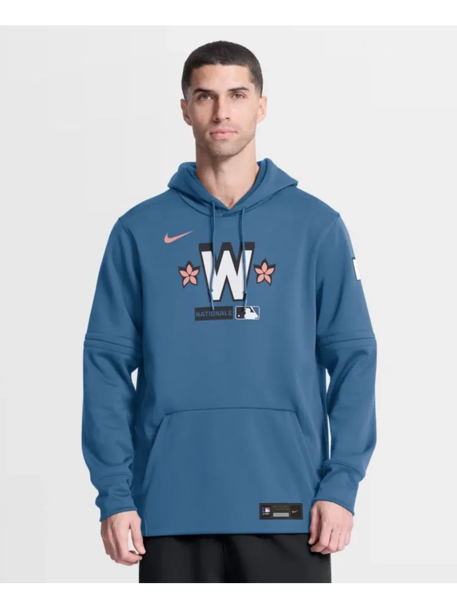 Худи Nike с технологией Therma-FIT, модель Authentic Collection City Connect, Washington Nationals