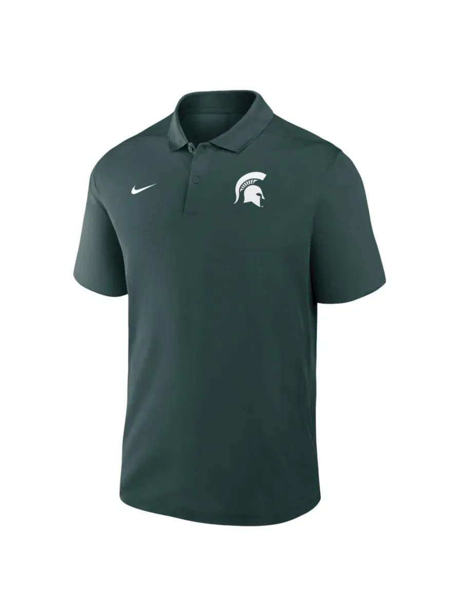 Поло Nike Dri-FIT Victory с логотипом Michigan State Spartans — изображение 2 из 3, зеленый