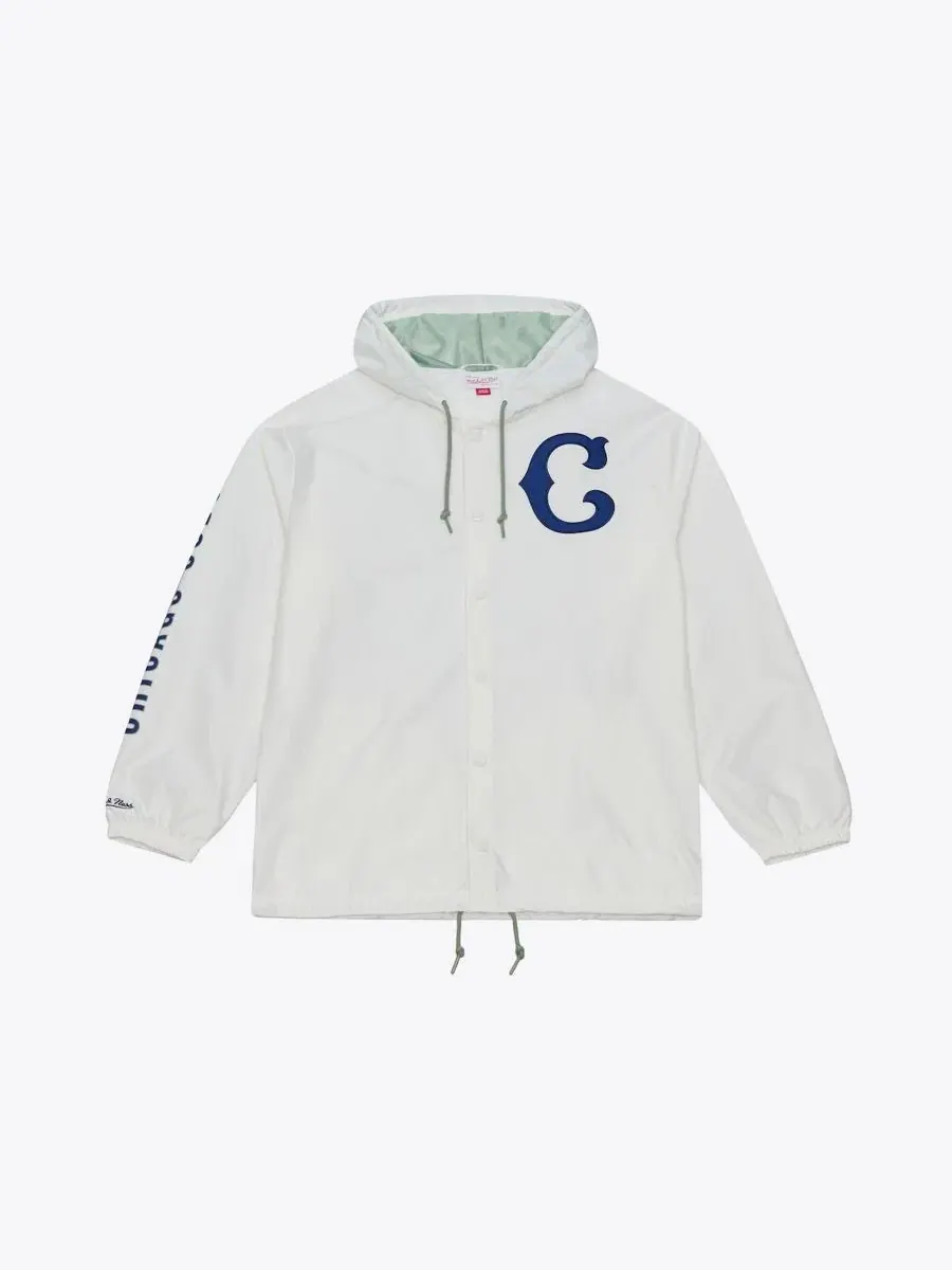 Ветровка-анорак с капюшоном и принтом Chicago Cubs Yacht Rock Coaches Mitchell & Ness