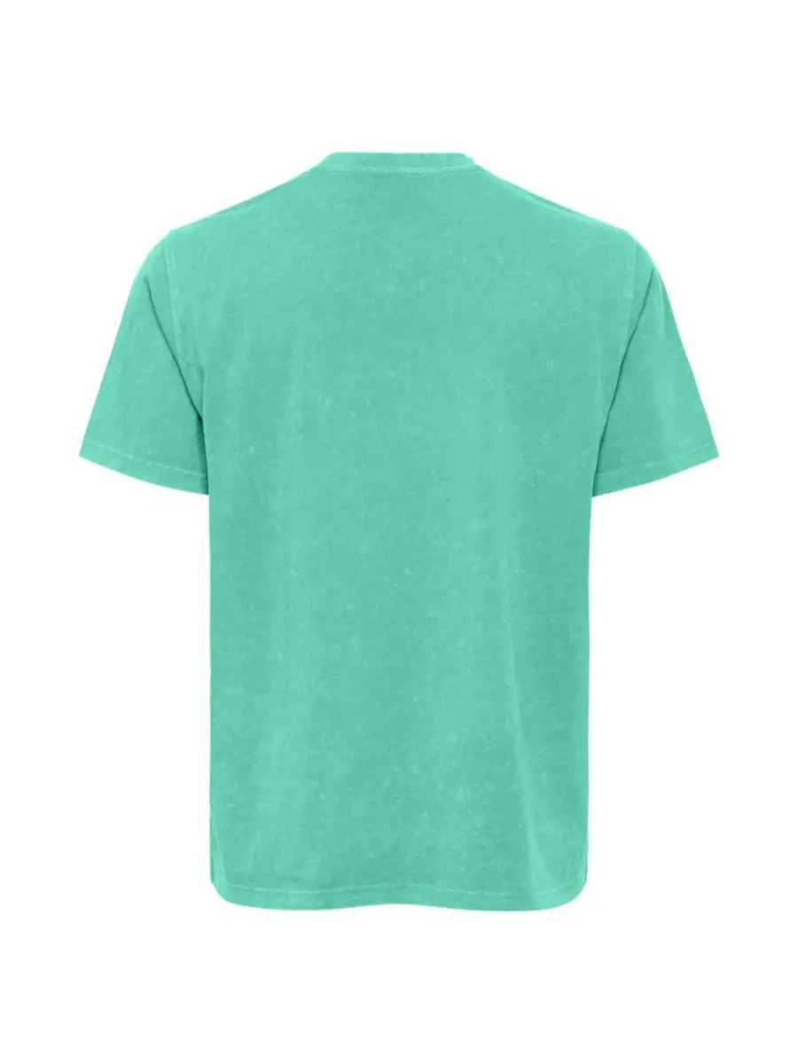 Футболка с принтом Mineral Wash Mint New York Liberty Sportiqe — изображение 3 из 3, мята