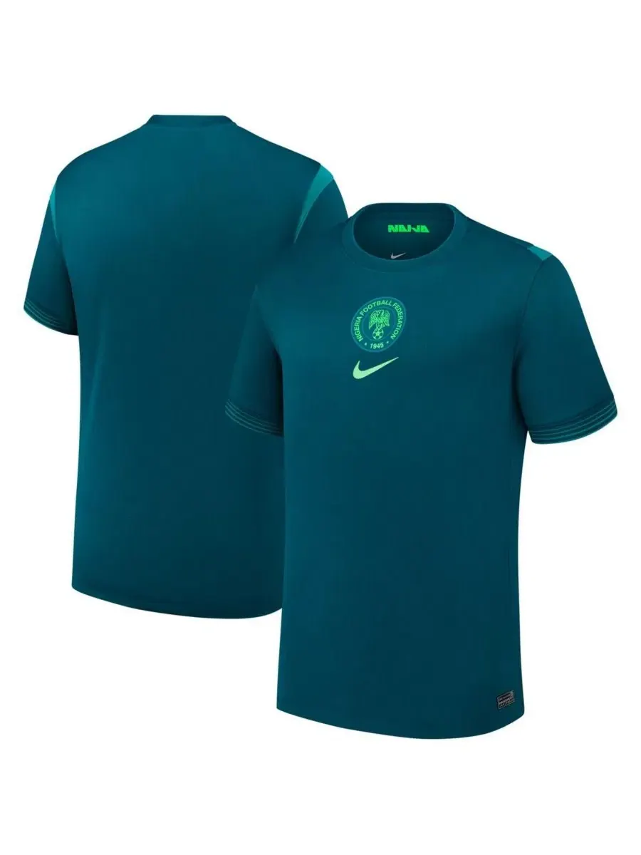 Футболка Nike с коротким рукавом, с технологией Dri-FIT, модель Replica Nigeria Women's National