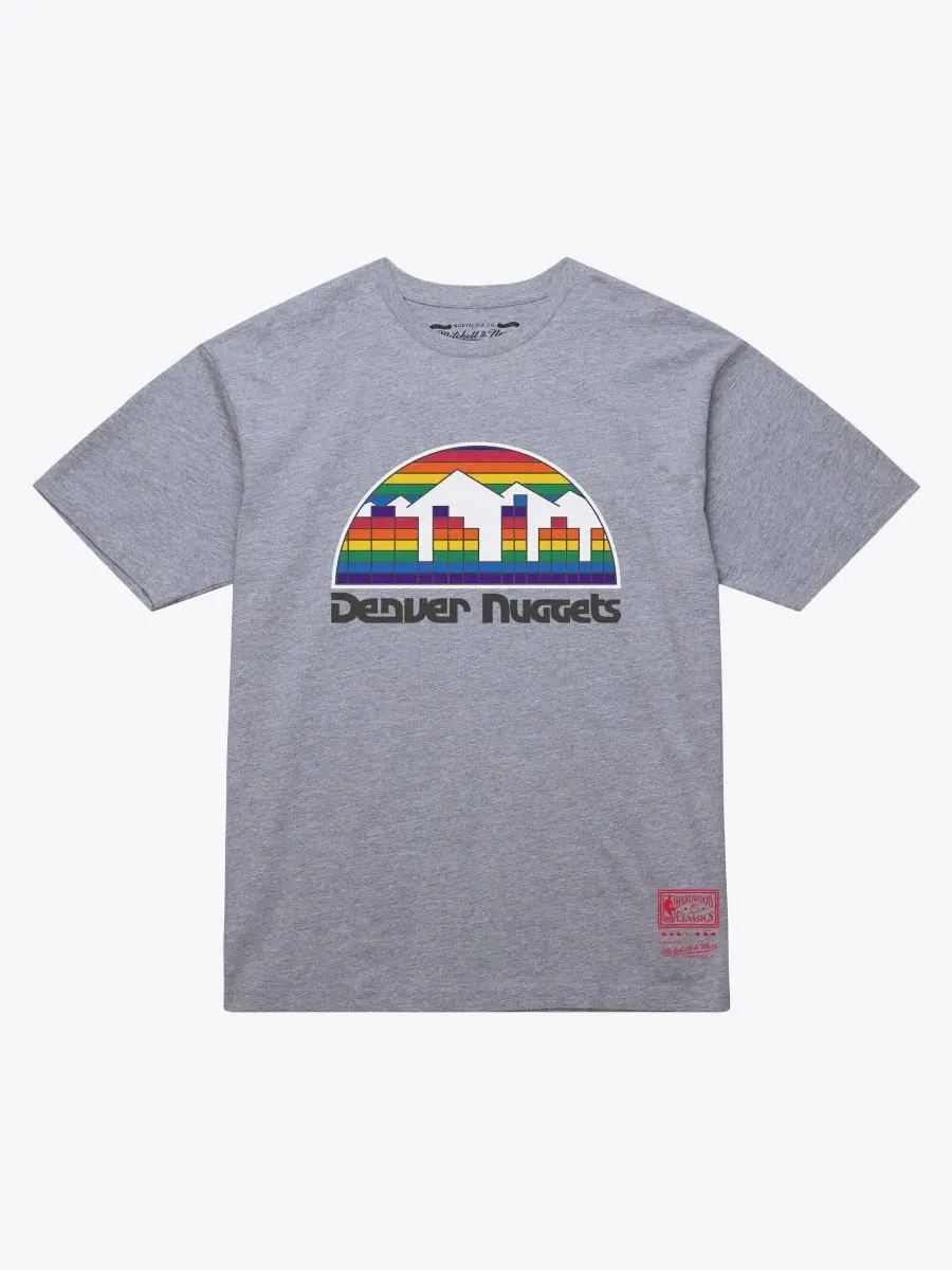 Футболка с принтом Denver Nuggets Hardwood Classics Arch Mitchell & Ness