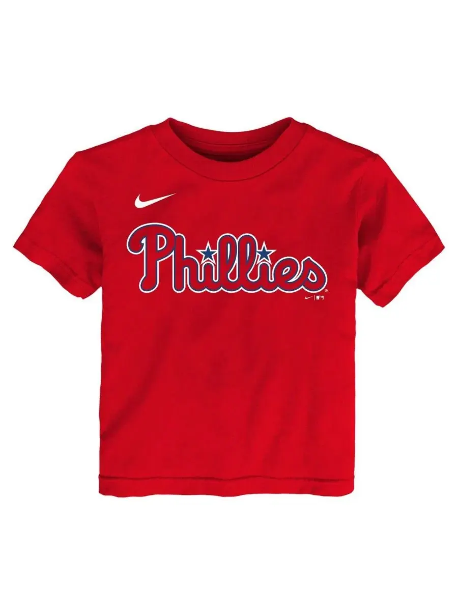 Футболка с принтом Bryce Harper Philadelphia Phillies Nike — изображение 2 из 3, красный