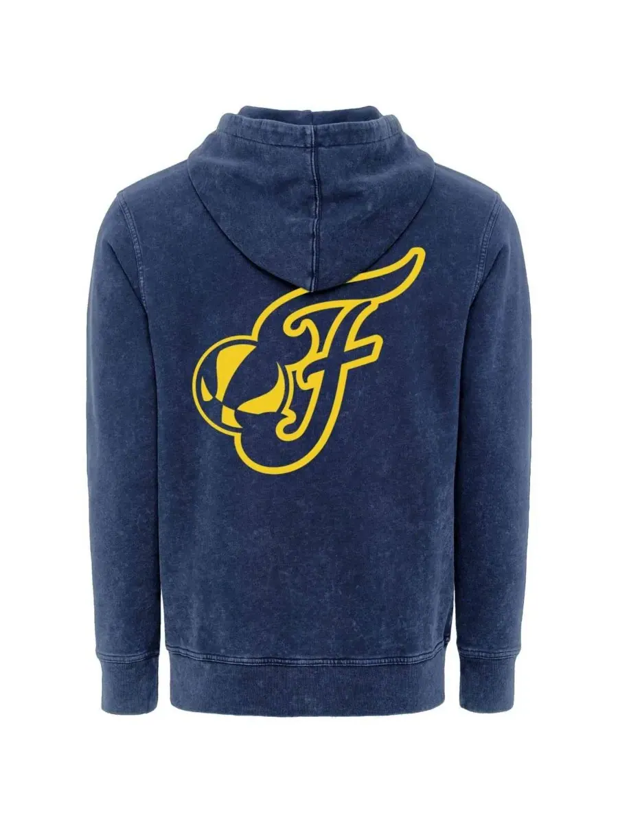 Sportiqe Мужская и женская толстовка с капюшоном Indiana Fever Rock Roll Collection Jimi Mineral — изображение 3 из 3