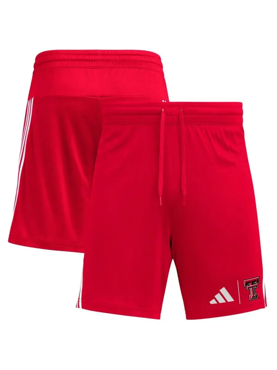 Adidas Мужские красные шорты Texas Tech Red Raiders AEROREADY 7 дюймов