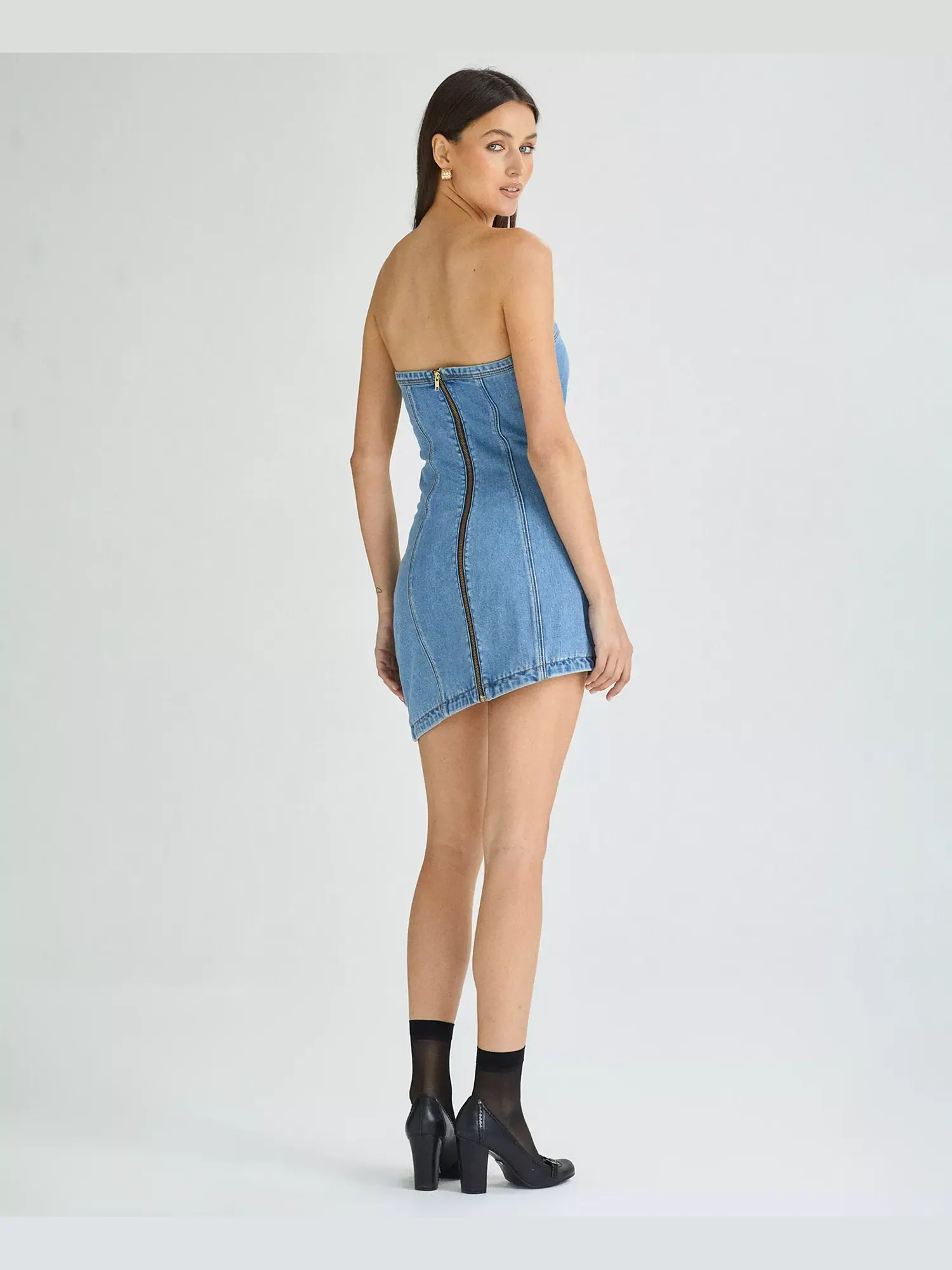 Платье-мини Abrand Bustier Strapless — изображение 4 из 4