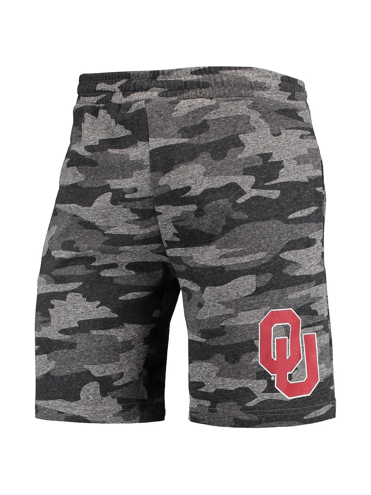 Мужские темно-серые шорты oklahoma sooners camo backup terry jam lounge shorts Concepts Sport — изображение 4 из 5
