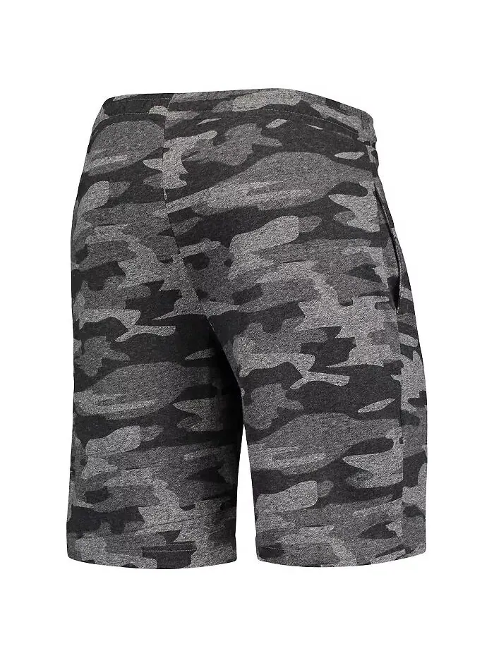 Мужские шорты Oklahoma Sooners Camo Backup Terry Jam Lounge цвета уголь и серый Concepts Sport — изображение 4 из 4