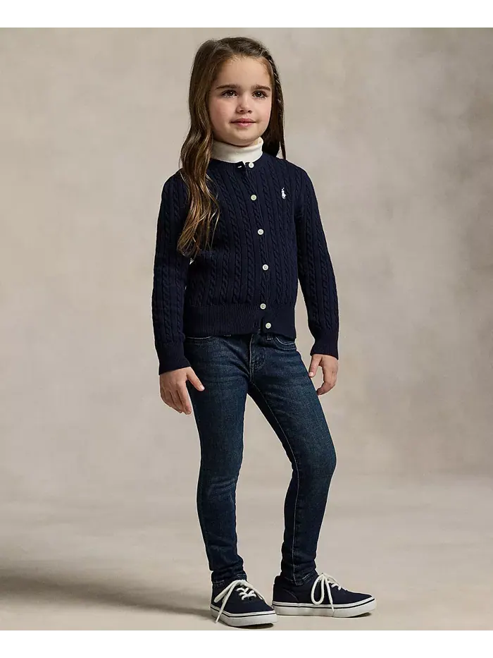Джинсовые леггинсы для девочек Toddler и Little Girls Aubrie Polo Ralph Lauren — изображение 2 из 4
