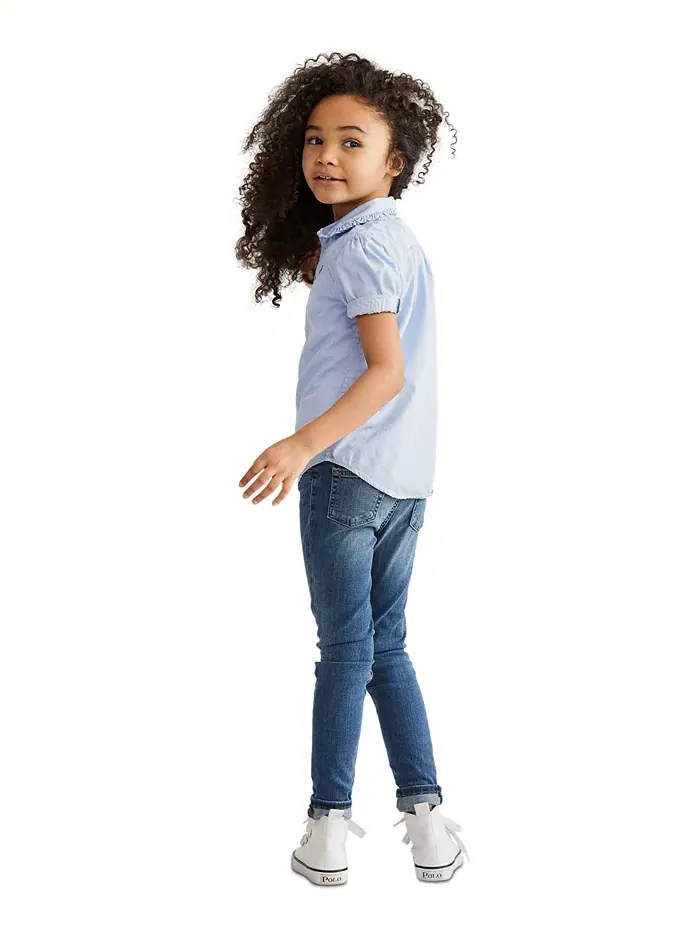Джинсовые леггинсы для девочек Toddler и Little Girls Aubrie Polo Ralph Lauren — изображение 2 из 4