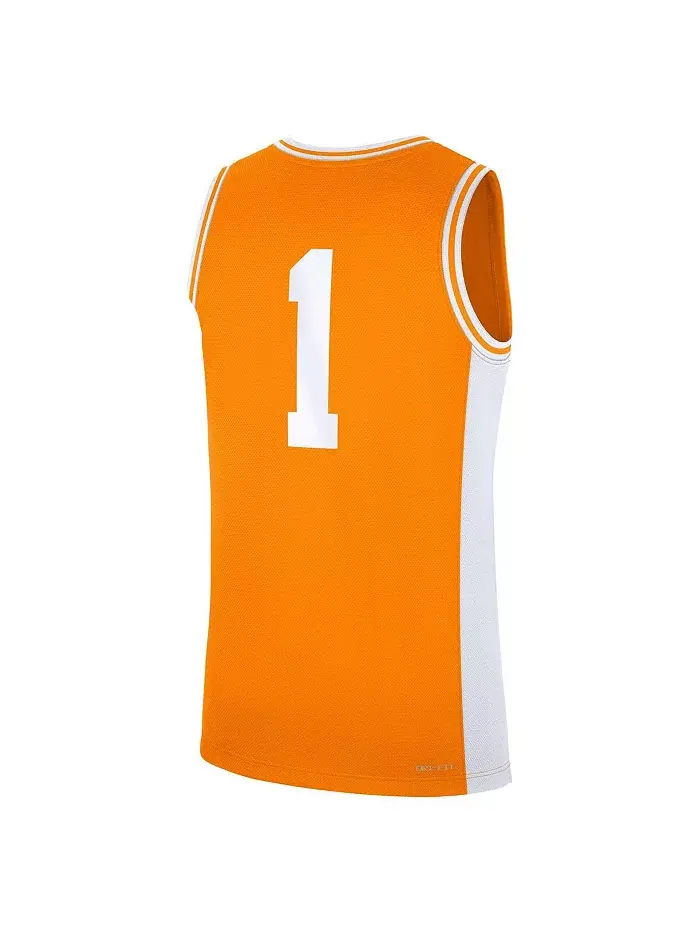 Мужская дорожная реплика джерси Tennessee Volunteers цвета Tennessee Orange 1 Nike — изображение 2 из 3